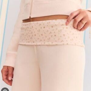 Demetra for Aero Floral Fold Over Pants